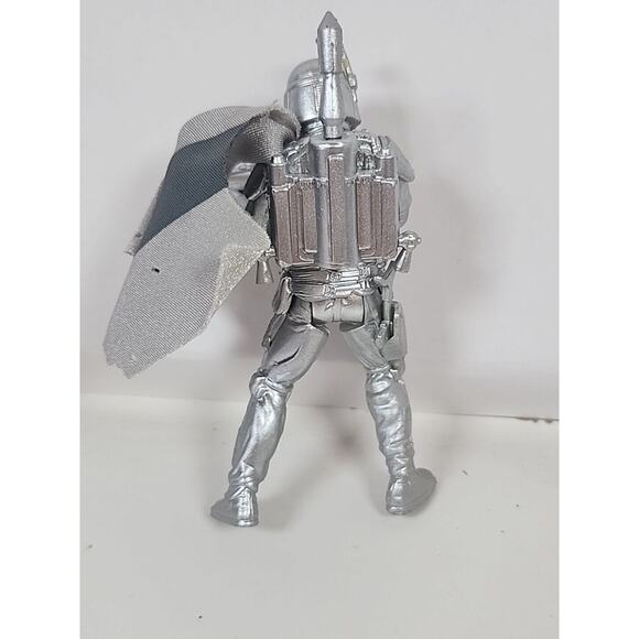 Star Wars Loose Silver Boba Fett (Exclusive) - Picture 4 of 4